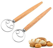 Impastatrice per Pasta da Cucina - 30 cm - Design Danese - Utensile da Cucina in Acciaio Inossidabile - Disegno a Doppio Scarico - Sicura per l'Alimentazione - Facile da Pulire - Impastatrice per Pasta