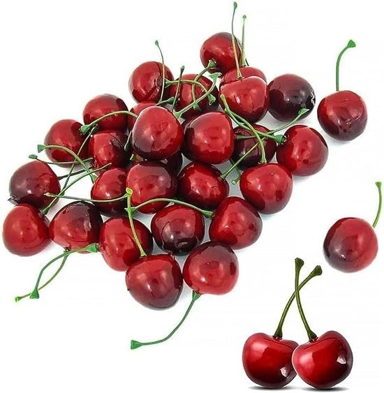 Decorazione di Frutta Artificiale Plus - 25 cm - Set di 40 Pezzi - Decorazione di Casa e Cucina per Feste