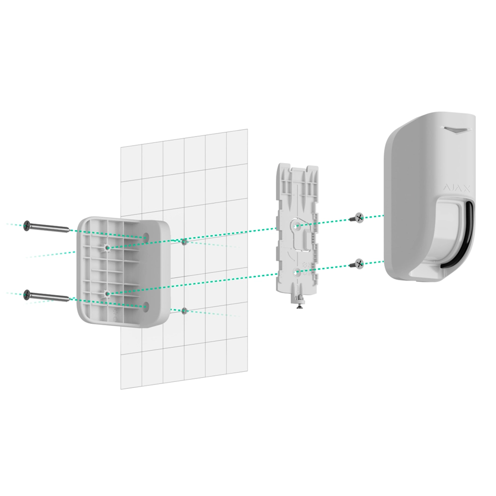 Rilevatore Tenda Curtain Outdoor senza fili bidirezionale  wireless e 868Mhz