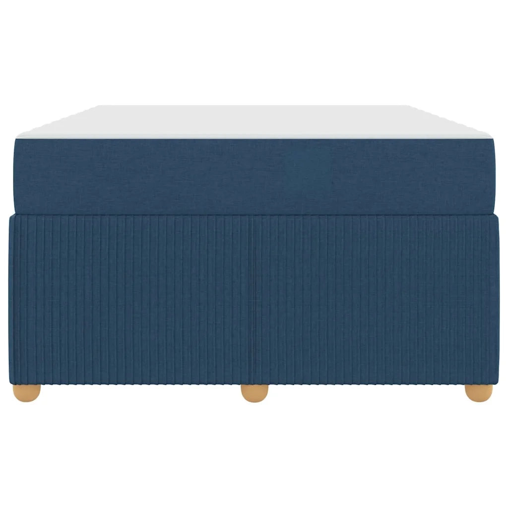 Struttura del letto con materasso Blu 120 x 200 cm Tessuto 3398385