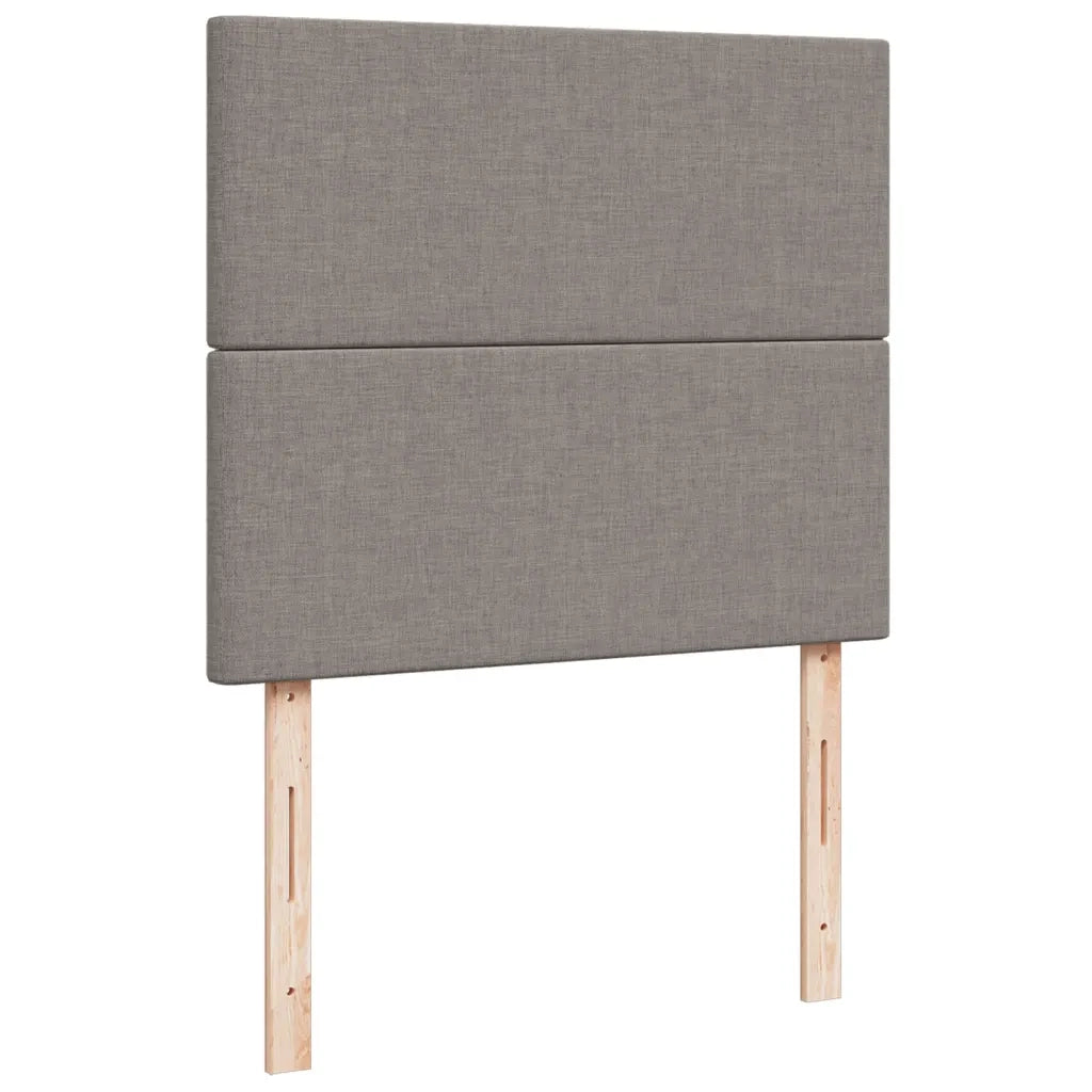 Giroletto a Molle con Materasso Tortora 120x190 cm in Tessuto
