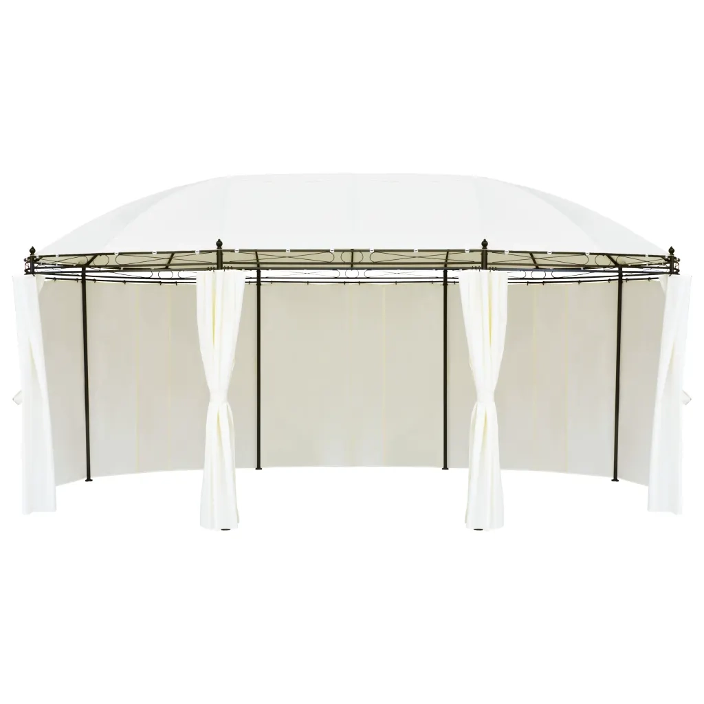 Gazebo Bianco Crema 530x350x265 cm cod mxl 66816