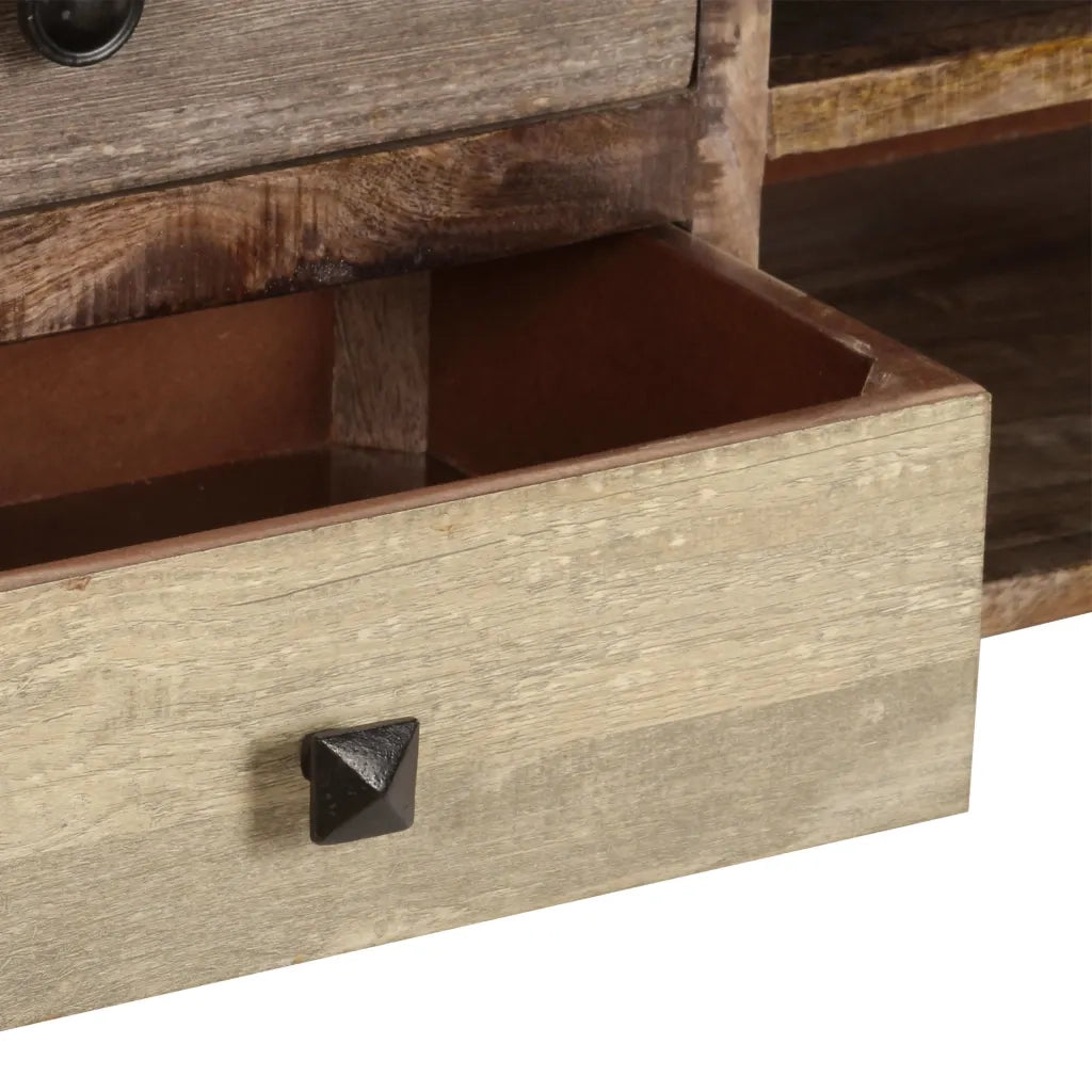 Mobile Porta TV 118x30x40 cm in Legno Massello di Mango 247330