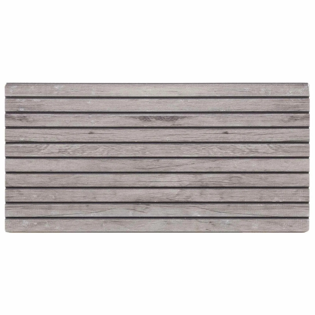 Pannelli da parete 10 pz Grigio 100 x 50 cm Schiuma EPS CFW4403878
