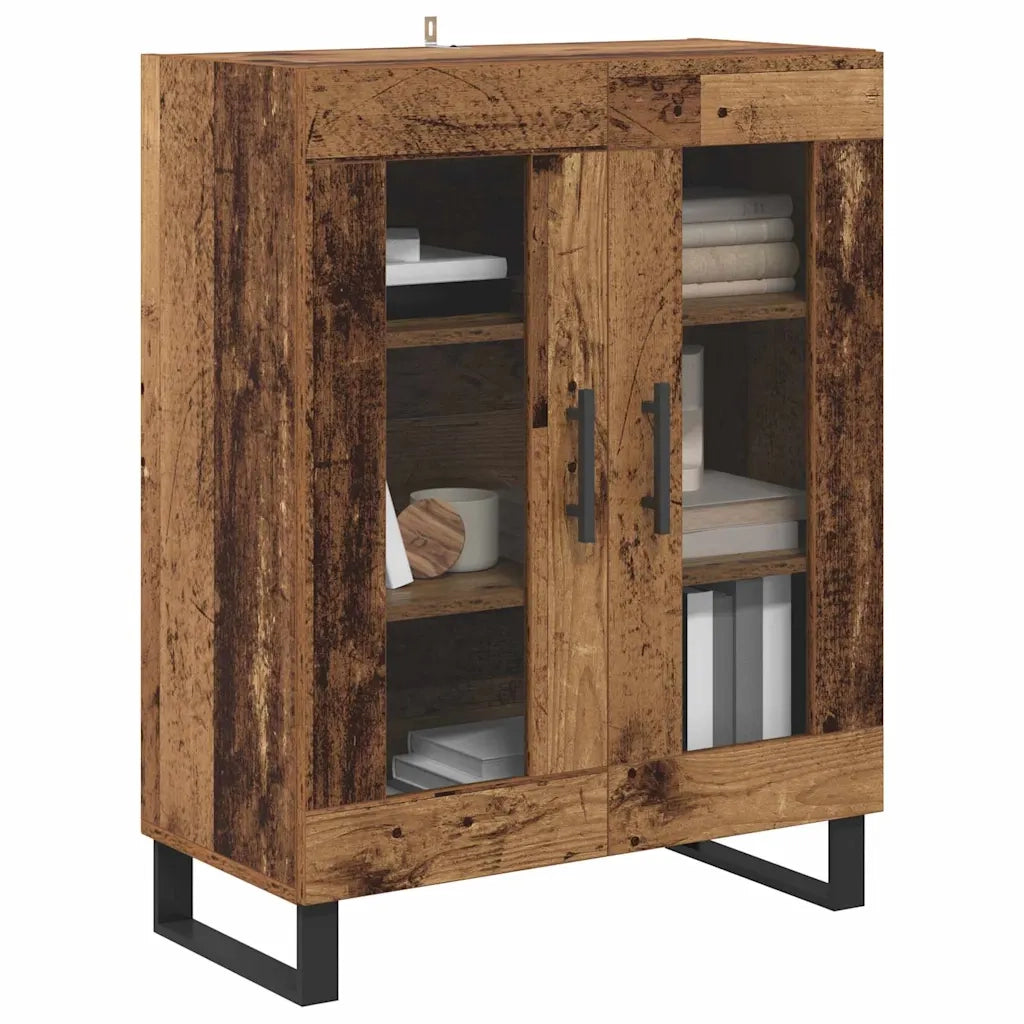 Credenza | Madia | Buffet da pranzo | Armadio da pranzo Legno vecchio 69,5 x 34 x 90 cm Legno multistrato