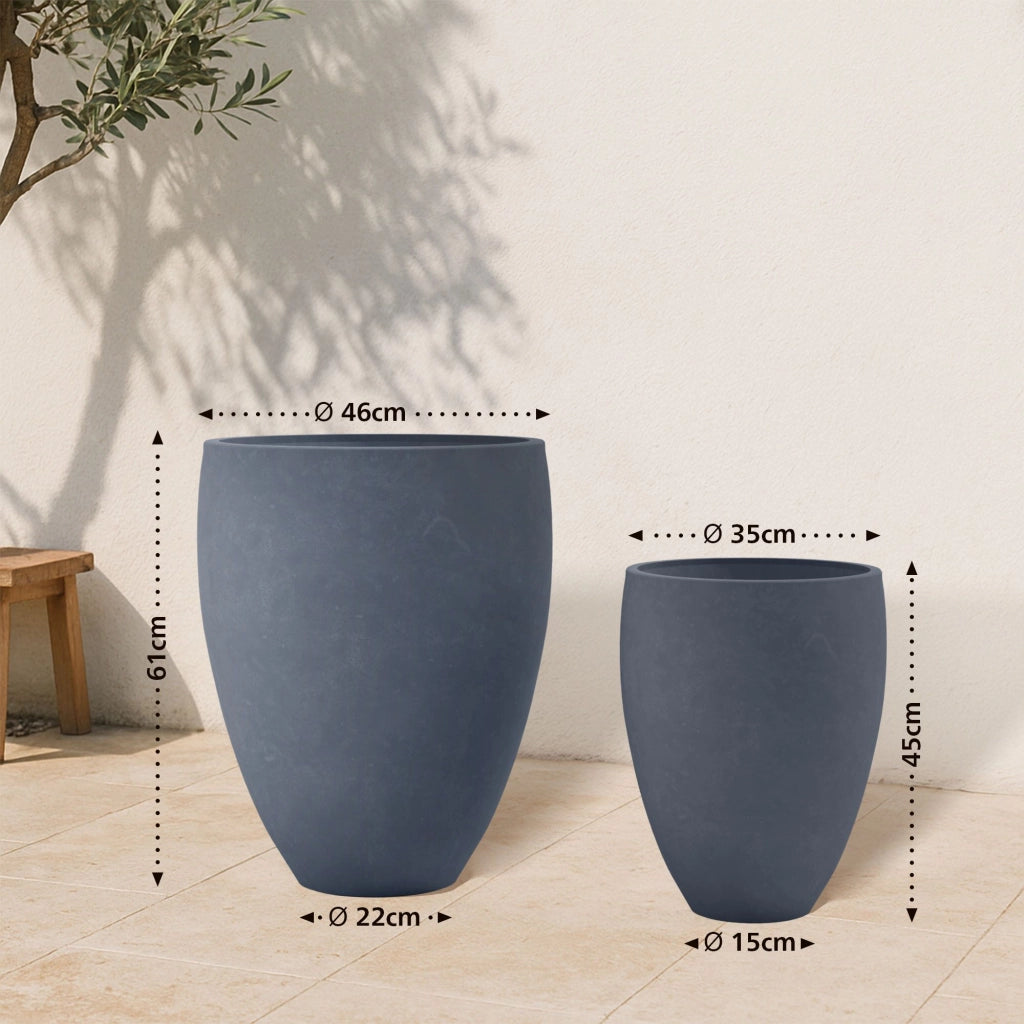 Set di 2 vasi per piante 2 2