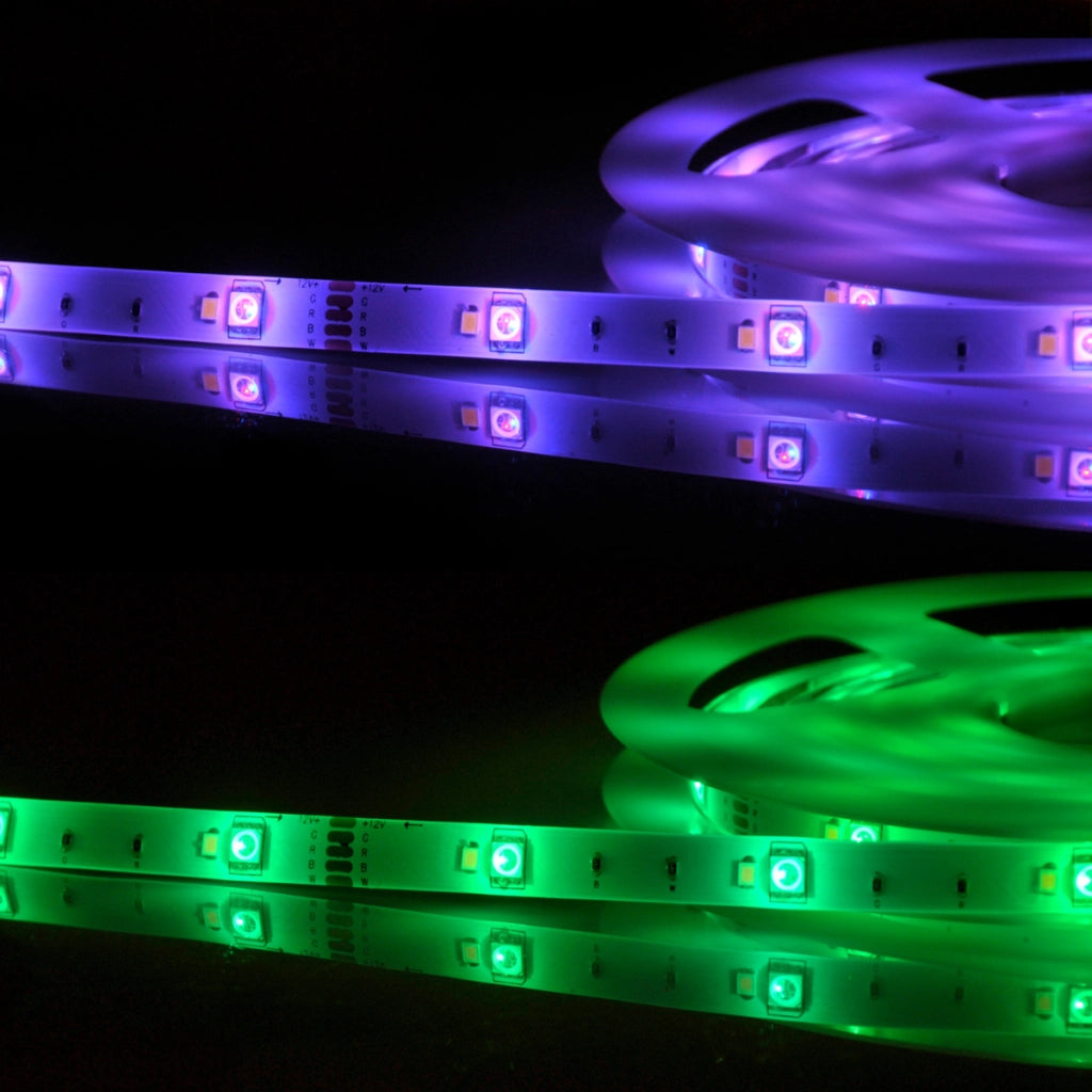 Striscia LED WiFi 2m RGB+4000K IP65 Tuya kit Polux