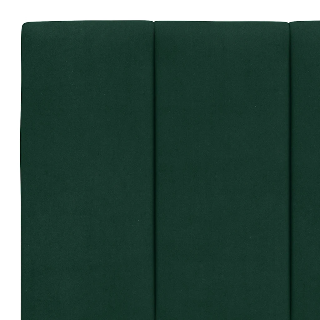 Cuscino Testiera Hanko Verde Scuro 160 cm in Velluto CFW3795630