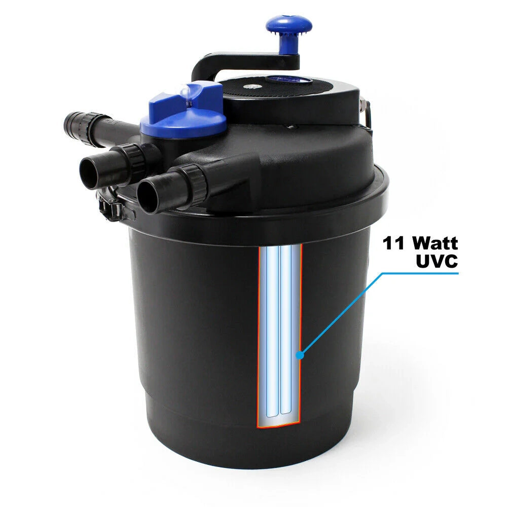 Filtro a pressione UVC da 11 watt per stagni fino a 8000 litri 16_0001964