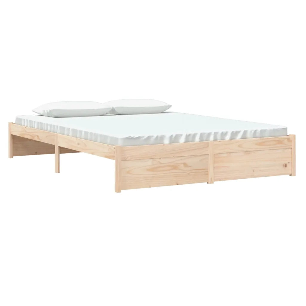 Giroletto-Struttura Letto in Legno Massello 150x200 cm King Size 600376