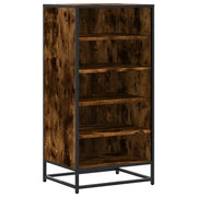 Scarpiera | Mobile per scarpe Rovere Fumo 48x38x97,5 cm in Legno Multistrato