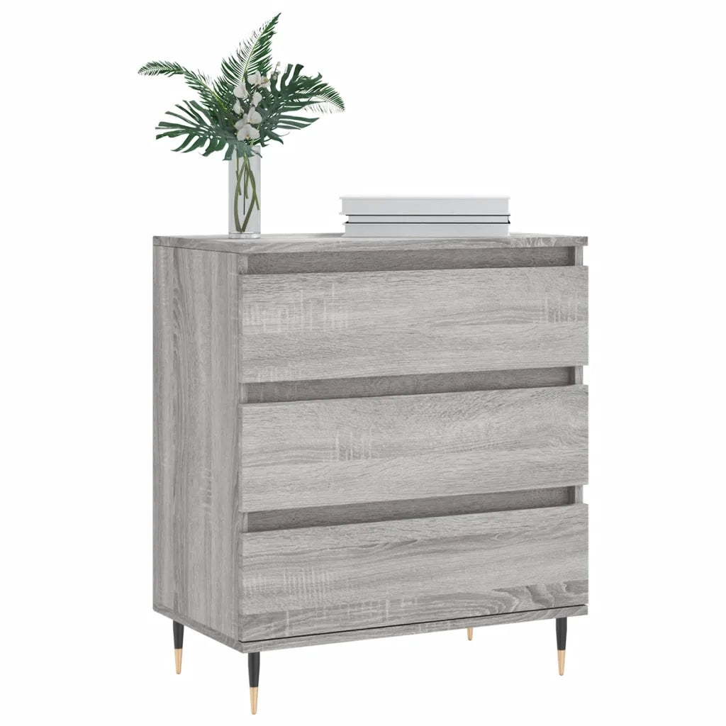 Credenza | Madia | Buffet da pranzo | Armadio da pranzo Grigio Sonoma 60x35x70 cm in Legno Multistrato