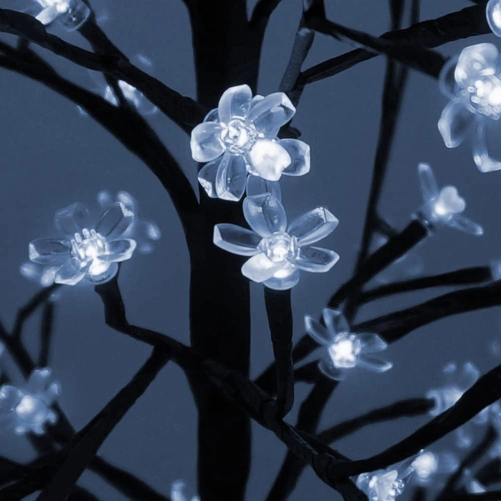 Albero Ciliegio Luce a LED 180cm con Telecomando e Timer 8 Modi Illuminazione Interno Esterno