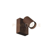 GES2072- APPLIQUE FARETTO ORIENTABILE A LED 3000-4000-6500K 600-670-660LM 9W COLORE MARRONE 1 LUCE