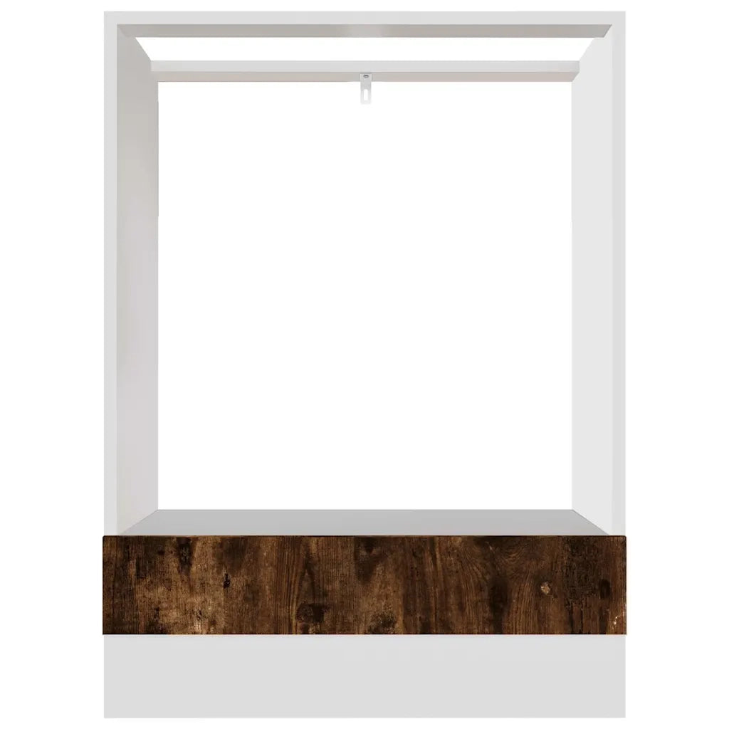 Mobile da Forno Rovere Fumo 60x46x81,5 cm in Legno Multistrato cod mxl 77686