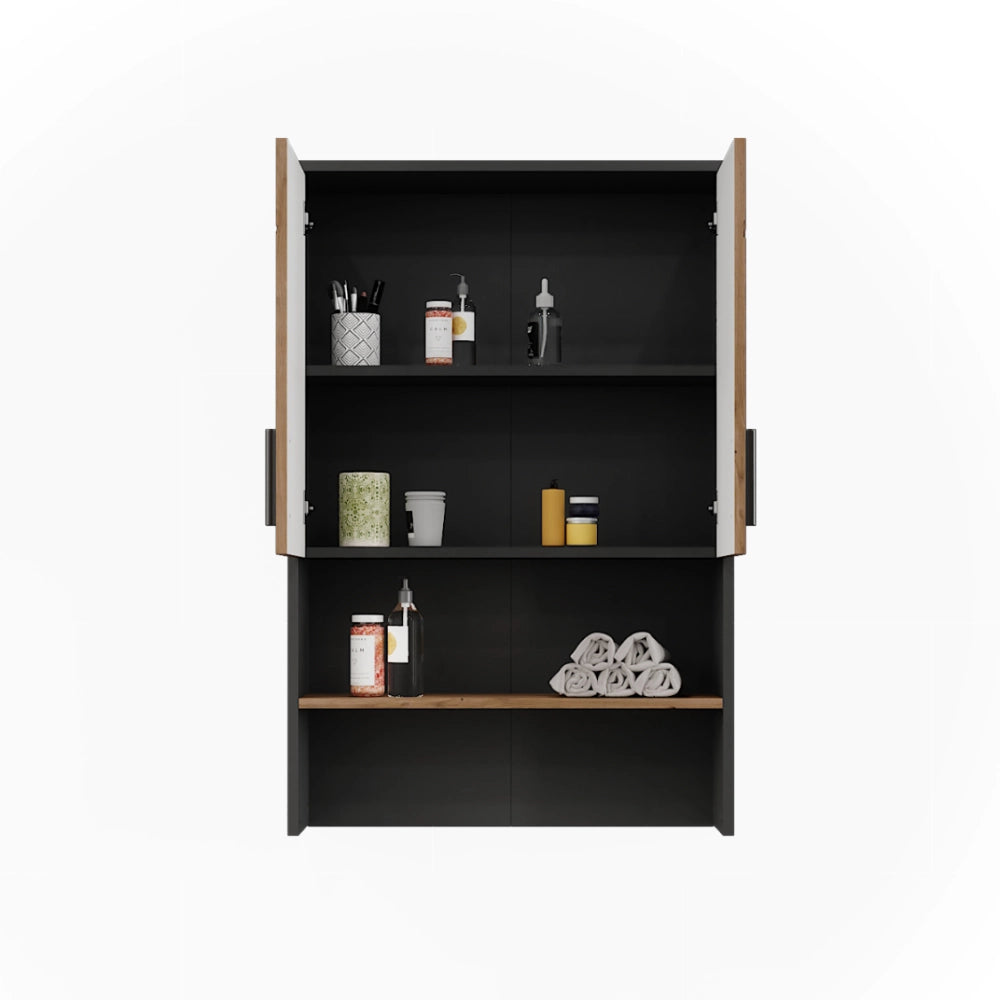 Vicco Struttura per mobile lavatrice Antracite/Artisan 68 x 103.5 cm con 2 porte