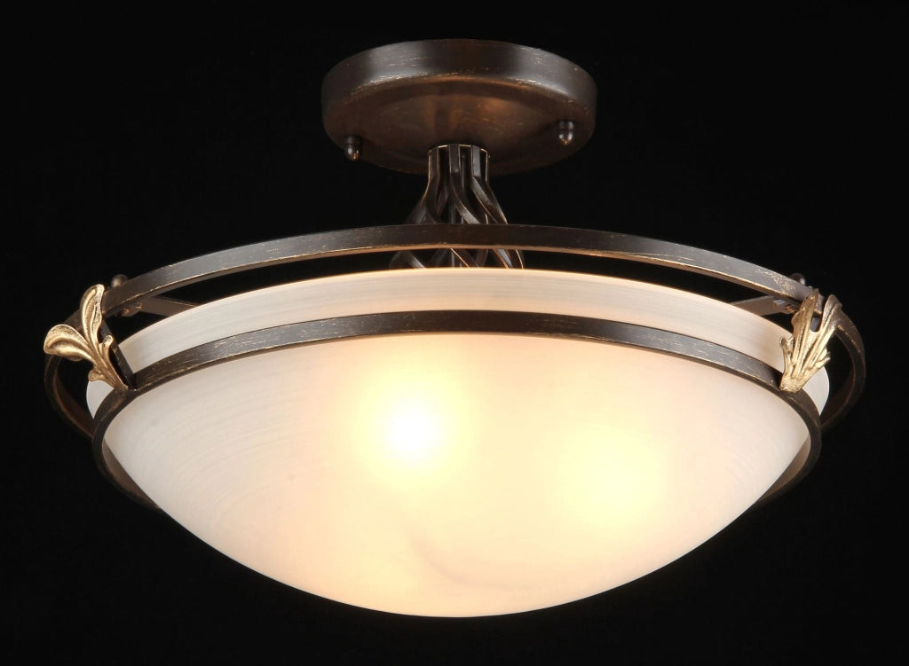 Plafoniera Ceiling & Wall in Metallo Combinare Bronzo Antique