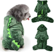 Abbigliamento per cani Dinosaurus - Cani camicia - Comodo - Leggero - Facile da indossare - Ideale per stagioni fredde