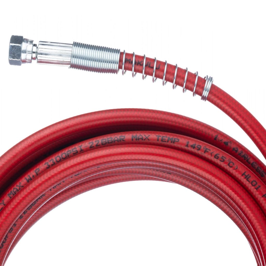 Tubo Alta Pressione per Spruzzatore Airless Verniciatura 10m Rosso – Acciaio Durevole, Flessibile