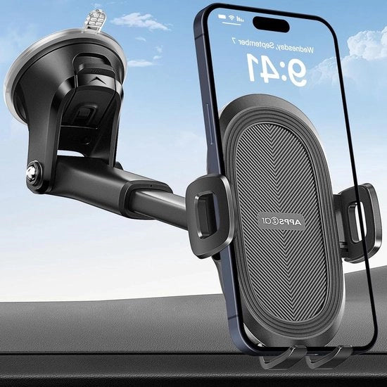 Oggetto da Parafuoco per Auto con Viti di Sospensione Robuste per Telaio, 360° Universale per Telefoni da 4,7 a 6,8" compatibile con iPhone 12/11/Pro e Samsung S21 e oltre.