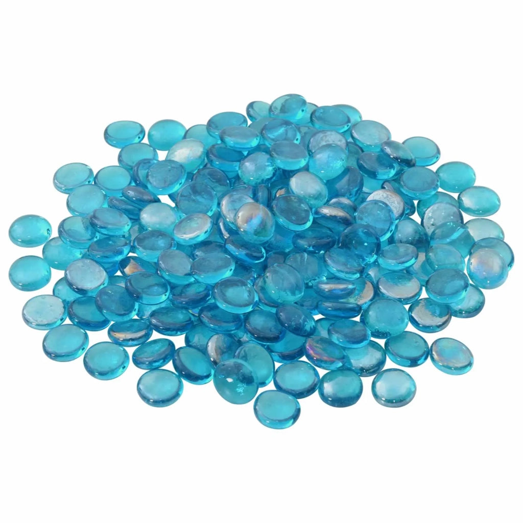 Nugget di vetro 17-19 mm Blu acquamarina Vetro 42041586