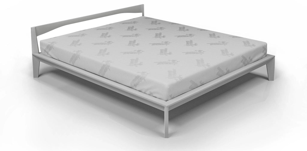 Coprimaterasso Singolo in Poliestere Bamboo Bianco