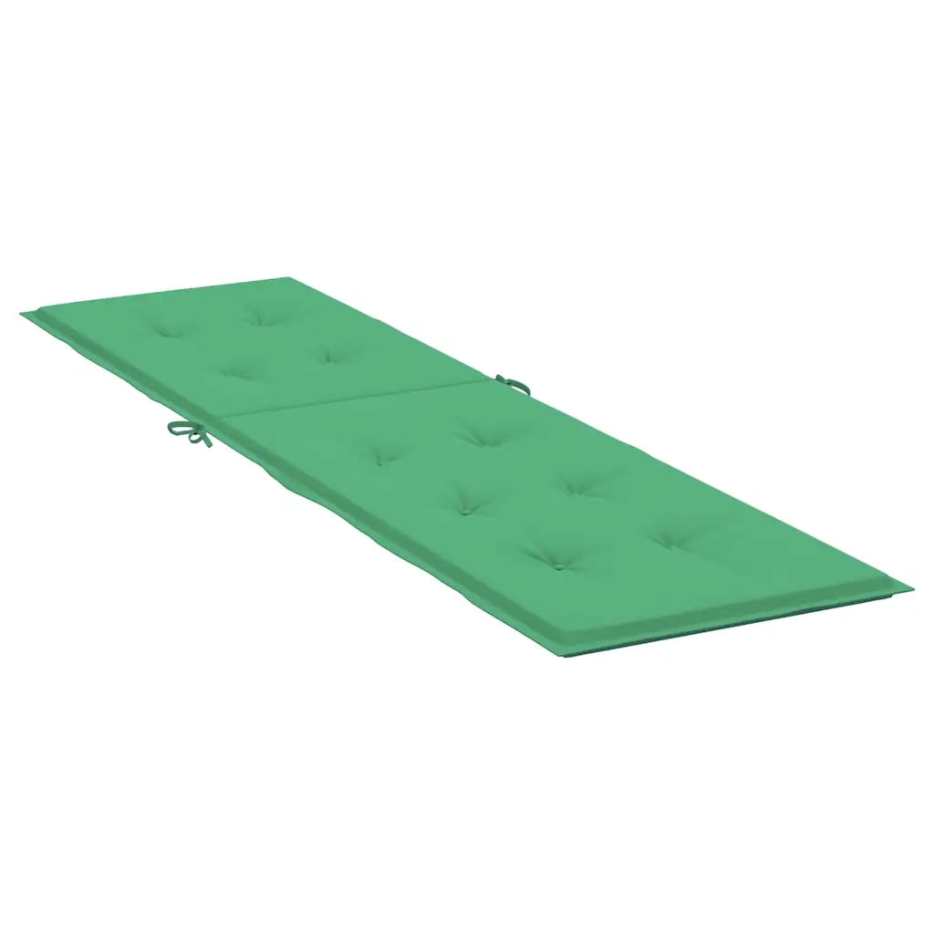 Cuscino per Sdraio Verde (75+105)x50x4 cm 314178