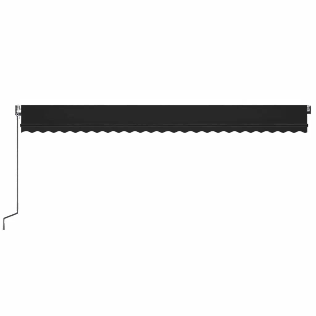 Tenda da Sole Retrattile Automatica 600x350 cm Antracite 3069249