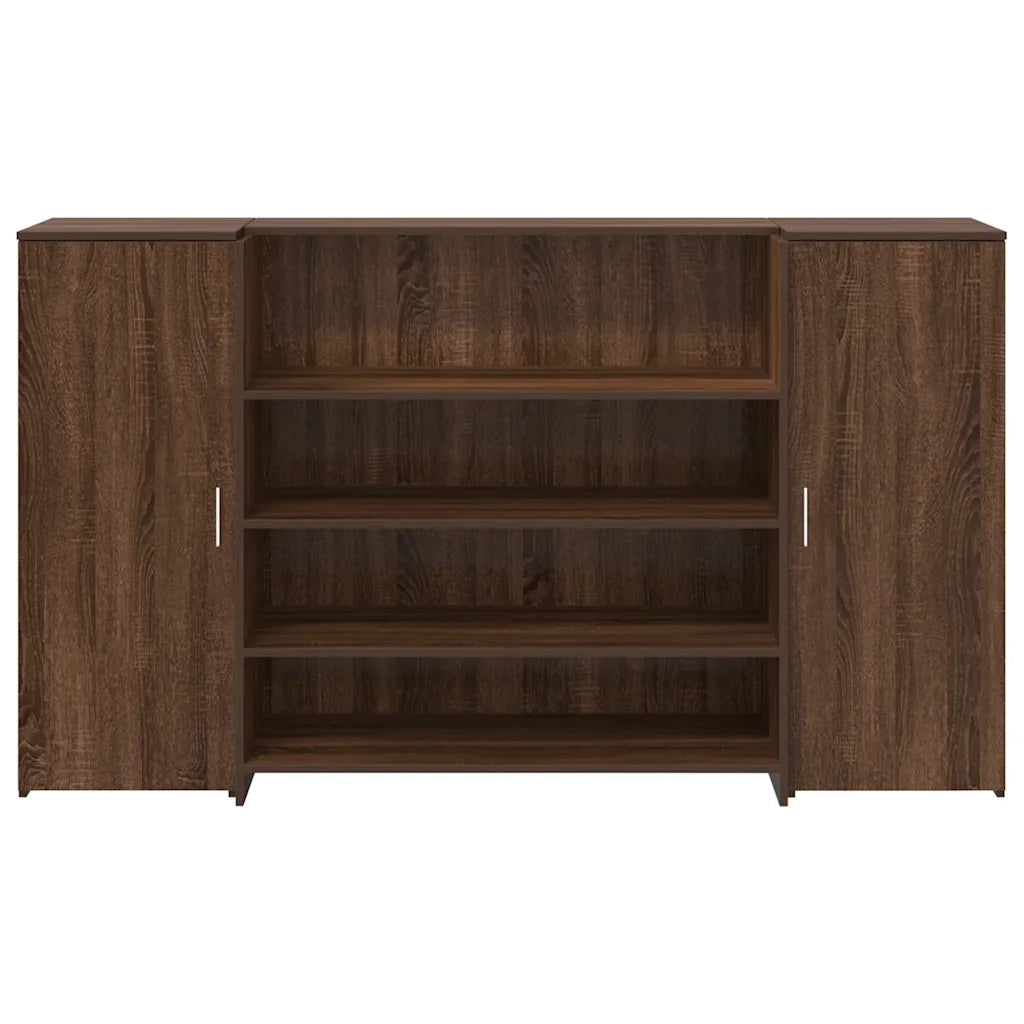 Banco Reception Rovere Marrone 180x50x103,5cm Legno Multistrato 3324175