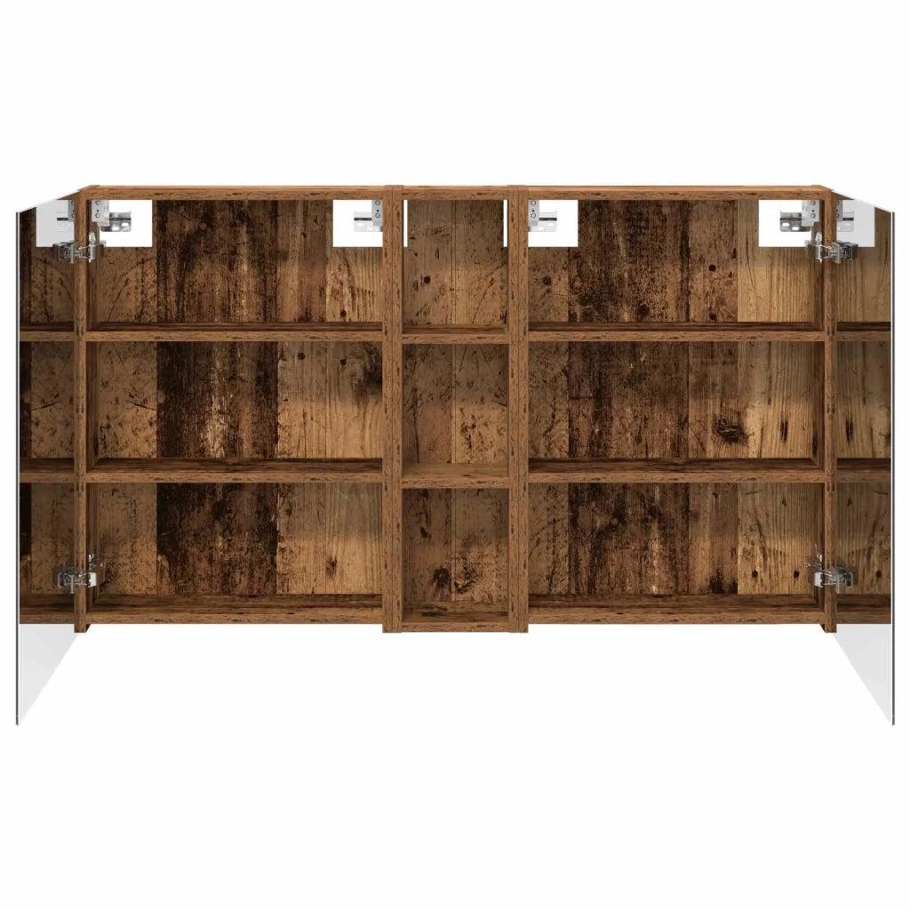 Set di Armadi da Bagno con lo scaffale 3 pcs 120 x 14,5 x 70 cm 3403750