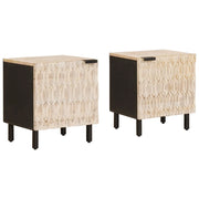 Armadio da Notte 2 pcs Bianco 40 x 33 x 46 cm 4017861
