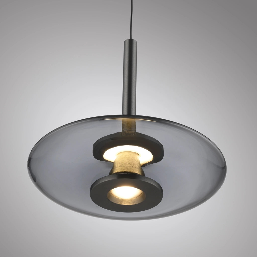 Lampada a sospensione grigia fumé Ø22 LED 10,1W Neuhaus