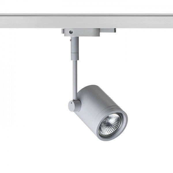 Riflettore Proiettore BEEBA I per binario trifase Grigio argento 230V GU10 35W