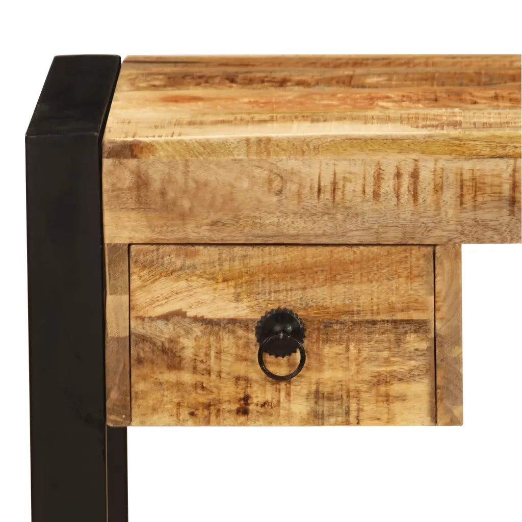 Scrivania con 2 Cassetti 110x50x77 cm Legno Massello di Mango 247400