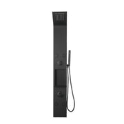 Colonna doccia pannello idromassaggio effetto cascata YH8126 SEUL - Nero