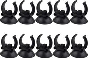 Zuignappen in Acciaio per Acquario 10 Stuks - 33 mm di Diametro - Supporto per Tubo di Gas - Viti Antiscivolo - Facile da Installare