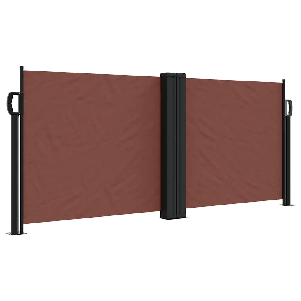 Tenda da Sole Laterale Retrattile Marrone 100x600 cm 4004584