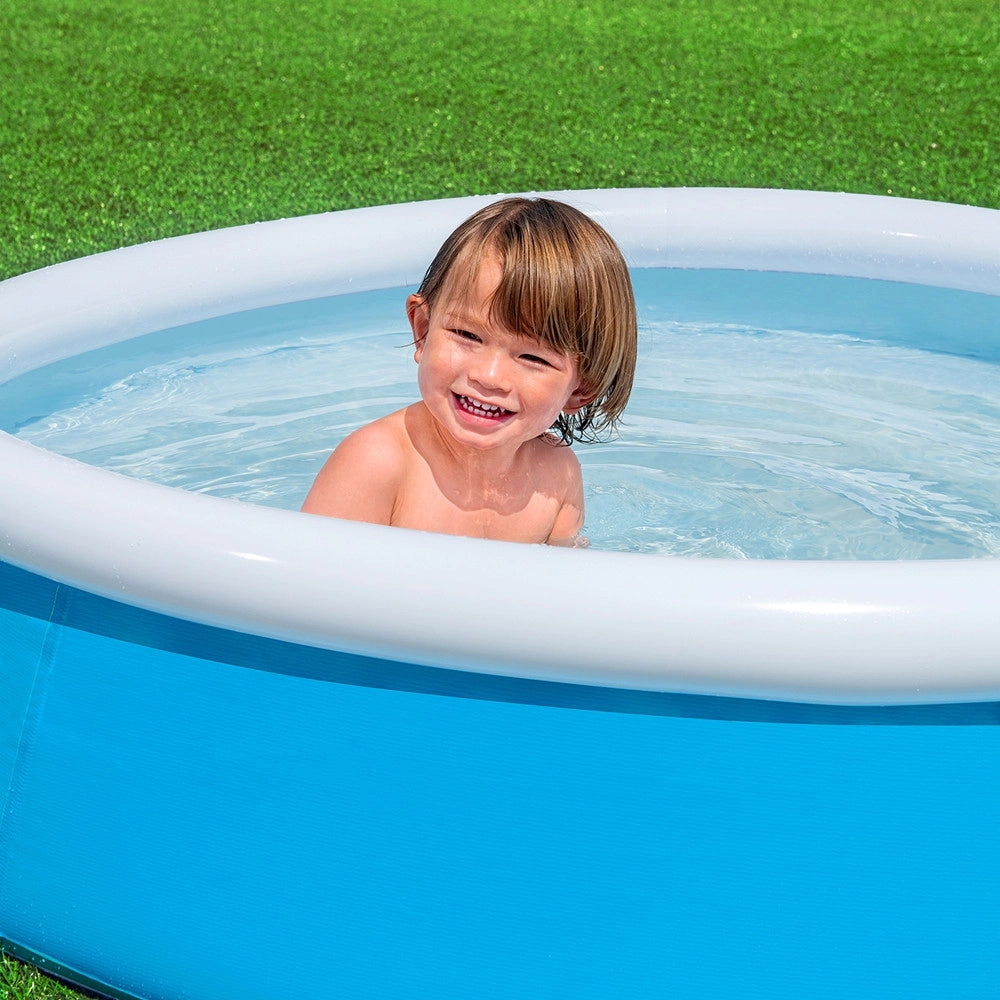 Trade Shop - Piscina Gonfiabile Fuori Terra Rotonda Per Bambini ø152x38cm 477lt Giardino 57241 -