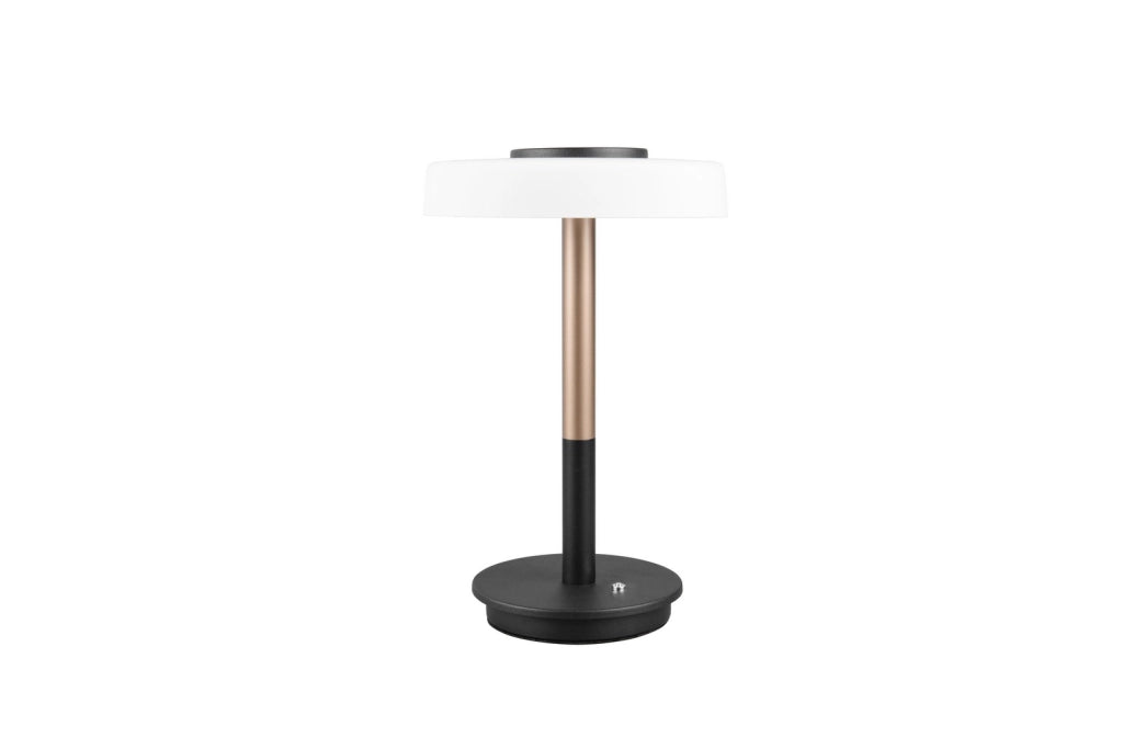 Lampada da tavolo Trio Celeste vetro bianco LED 10W