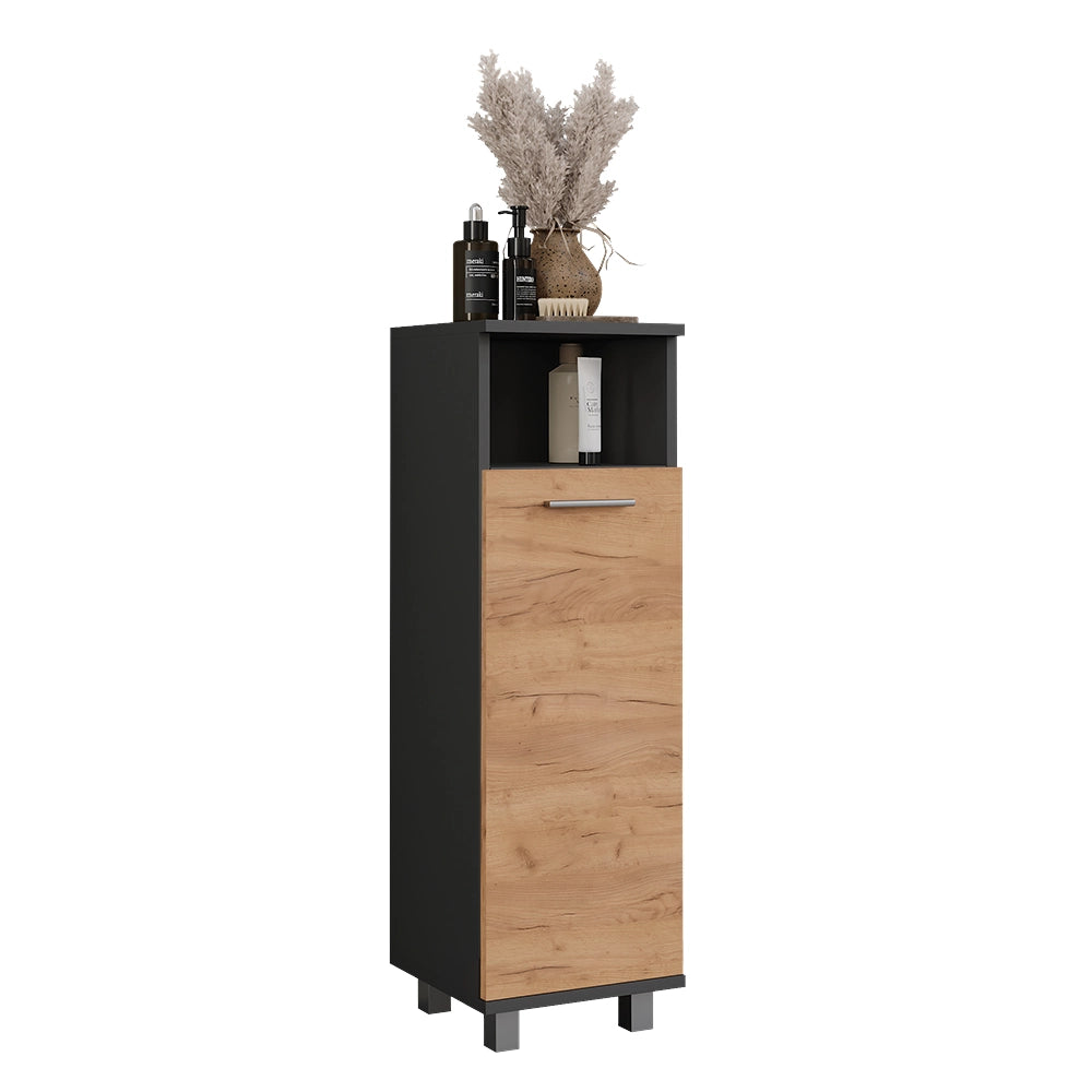 Vicco mobiletto bagno Antracite/quercia dorata 30.2 x 190 cm con 2 porte