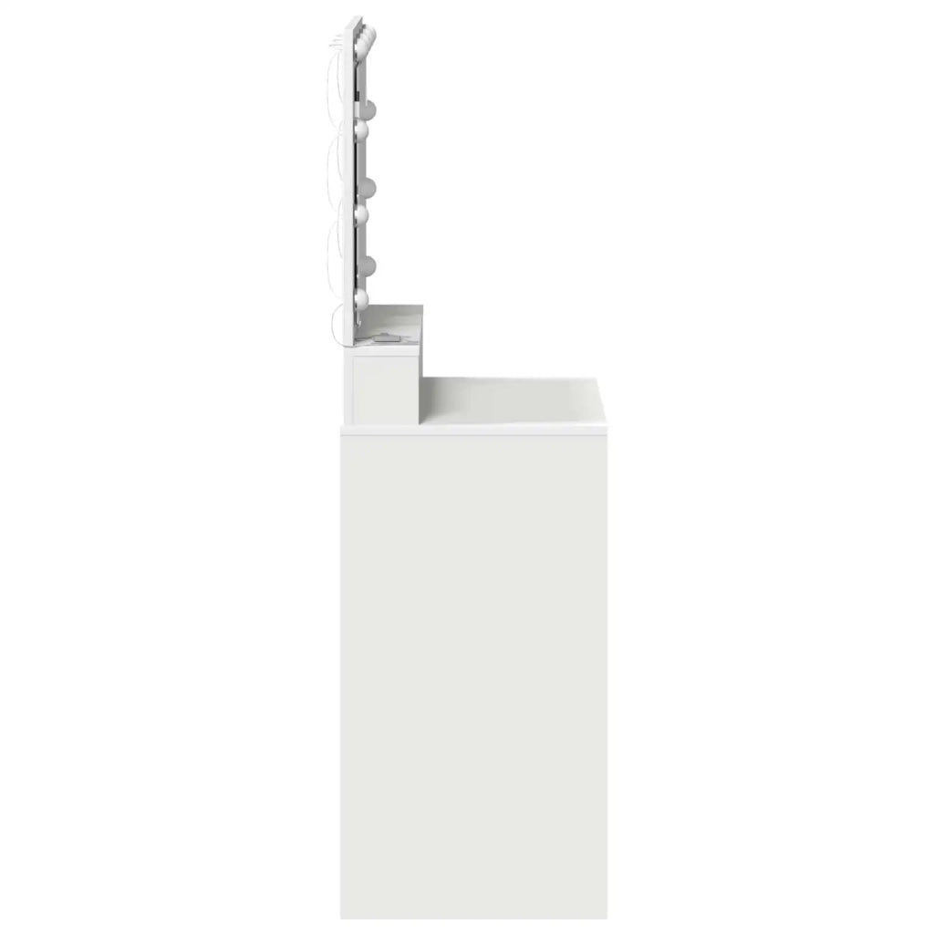 Toeletta | Tavolo da Trucco Bianco 50 x 41 x 135 cm Legno multistrato