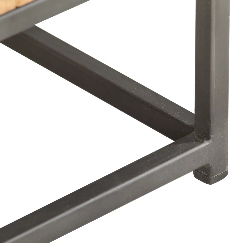 Tavolino da Salotto 90x50x35 cm in Legno Massello di Recupero 286530