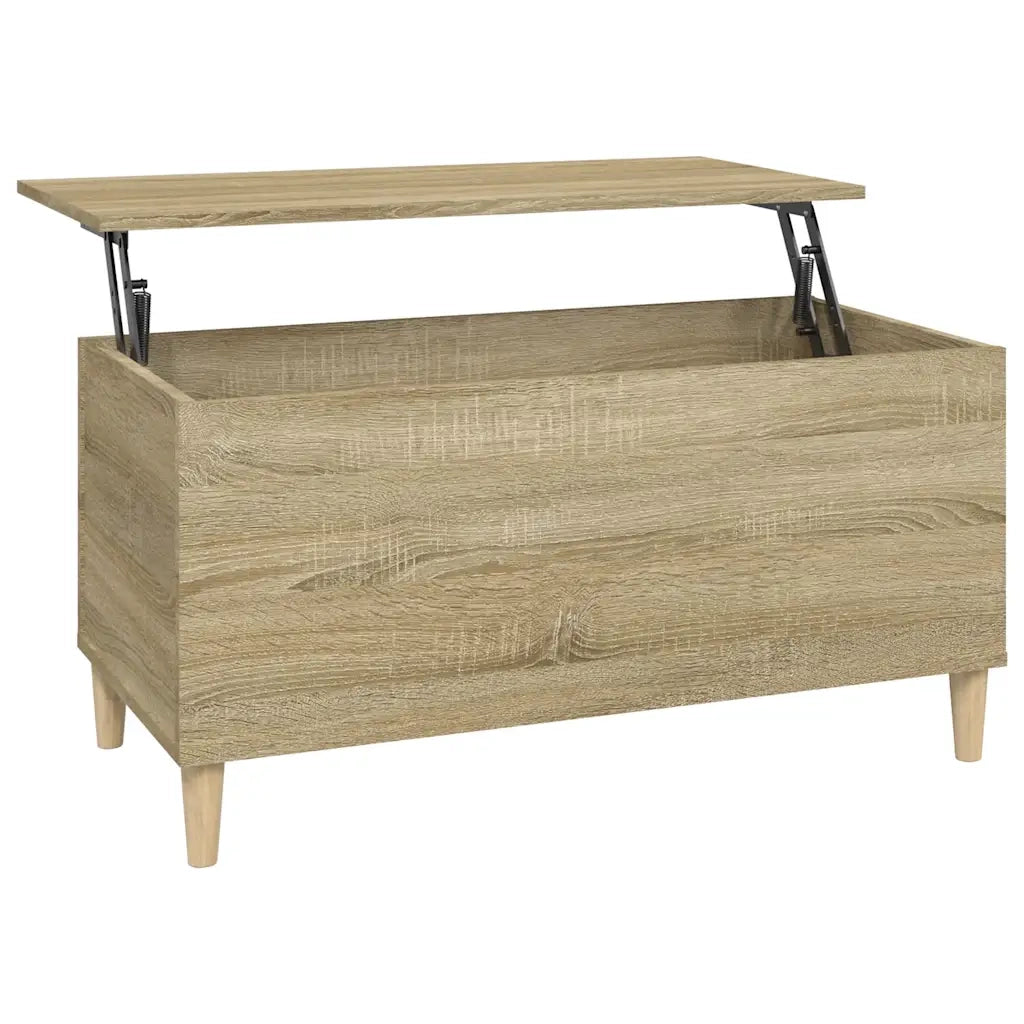 Tavolino Salotto Rovere Sonoma 90x44,5x45 cm Legno Multistrato 819583