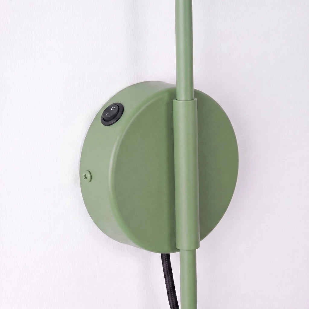 Applique NOX 1 salvia con interruttore