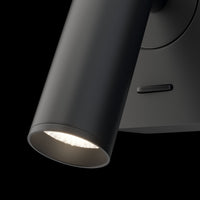 Lampada da parete Ceiling & Wall in Metallo Mirax Nero