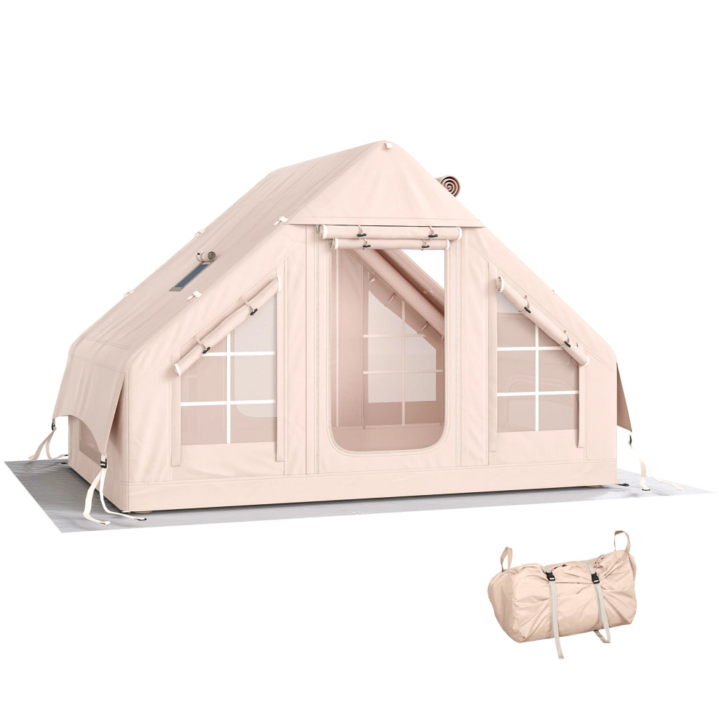 Tenda da Campeggio Inflabile con Camino e Lucernario ¨C zephmum ¨C Impermeabile UPF30+