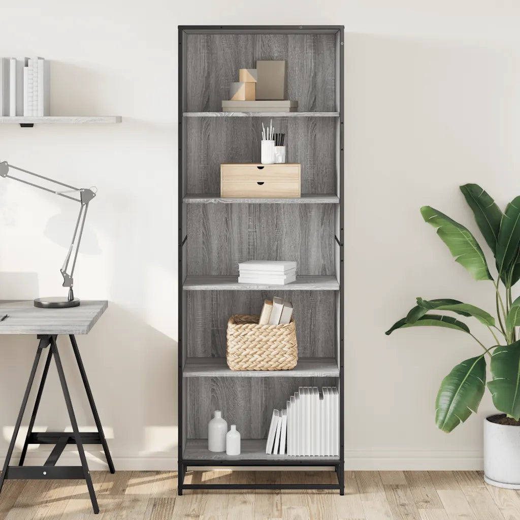 Libreria Grigio Sonoma 60x35x170,5 cm in Truciolato 3300853