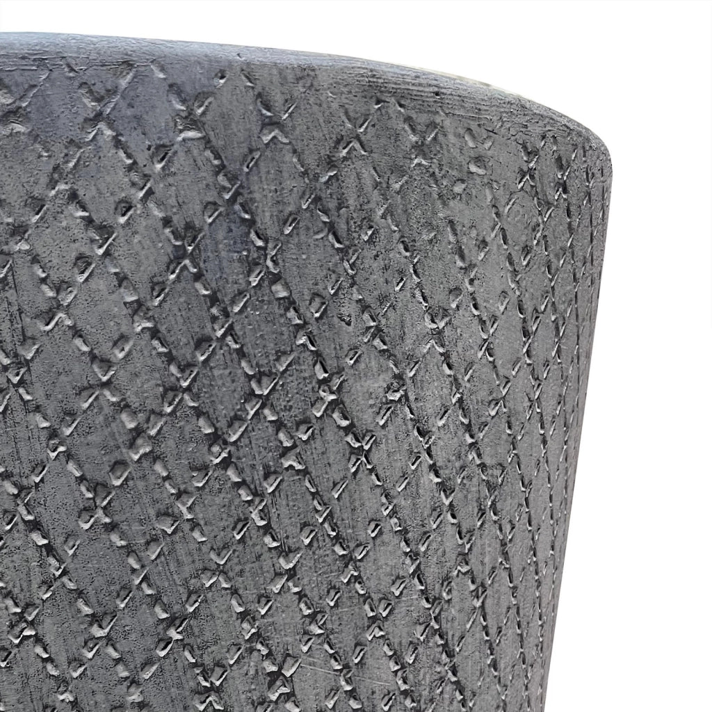 Set di 3 vasi in Fibra di argilla cm 44x44x79 - NINE