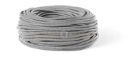 Rolla 50 mt cavo elettrico 2x0,75 mm rivestito in tessuto bianca e nera