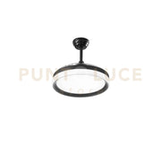PLAFONIERA LED VENTILATORE ALBATROS PALE RETRATTILI NERO 36W 4668LM CCT 3000K Luce calda,4000K Luce naturale,6500K Luce fredda 106,6X50CM